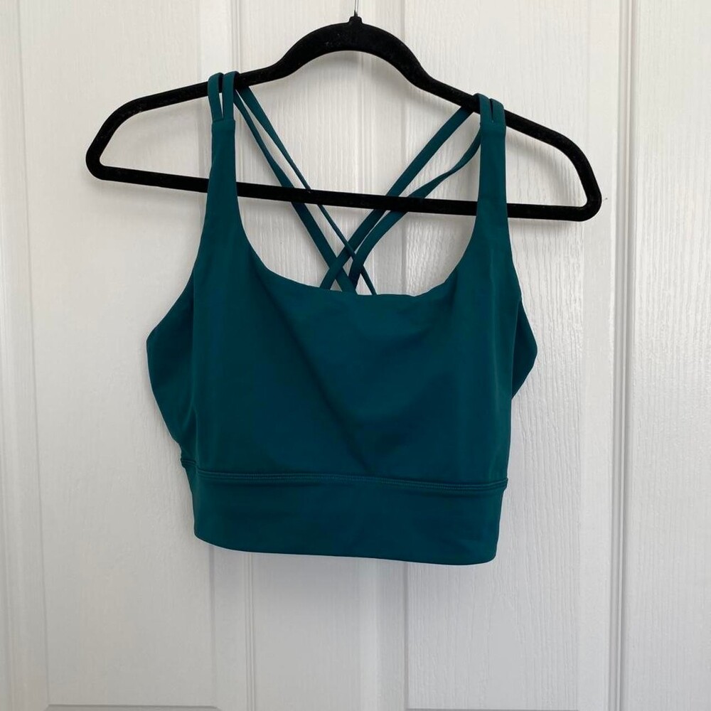 Lululemon Women's Blue and Green Bra